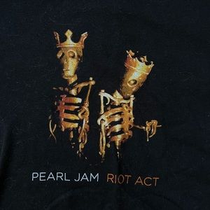Pearl Jam Riot Act 2003 Tour Tshirt